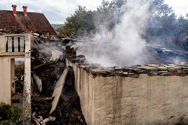 Professional Fire Damage Repair technician working in Skippack, PA